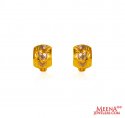 Two Tone Clip On Earrings - Click here to buy online - 311 only..