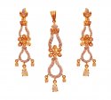 22K Gold Pendant Set - Click here to buy online - 1,389 only..