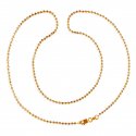 22kt Gold Two Tone Balls Chain - Click here to buy online - 854 only..