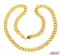 22 Kt Yellow Gold Mens Chain  - Click here to buy online - 2,566 only..