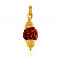 22k Gold  Rudraksh Pendant - Click here to buy online - 452 only..