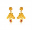  22 Karat Gold Jhumkhi Earrings - Click here to buy online - 1,457 only..