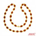 Click here to View - 22kt Gold Rudraksh chain 