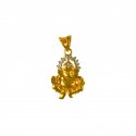 Ganesha Pendant (22K) - Click here to buy online - 448 only..