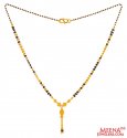 22Kt Gold  Mangalsutra Chain - Click here to buy online - 878 only..