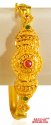 22K Gold kada with coloured stones - Click here to buy online - 1,524 only..