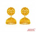 22k Long Chandelier Earrings - Click here to buy online - 1,337 only..