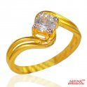 22 kt Gold Studded Ring - Click here to buy online - 380 only..