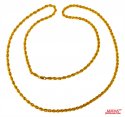 22Kt Gold Rope Chain 26 In - Click here to buy online - 733 only..