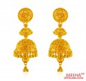 22k Gold Earrings - Click here to buy online - 1,519 only..