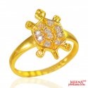 Click here to View - 22k Gold Turtle Ladies Ring 