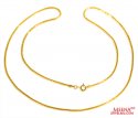 22Kt Yellow Gold Chain  - Click here to buy online - 668 only..