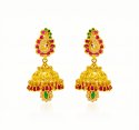 22karat Gold Jhumkhi Earring - Click here to buy online - 1,869 only..