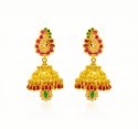 Click here to View - 22karat Gold Jhumkhi Earring 