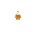 22K Gold Pendant with Initial (J) - Click here to buy online - 277 only..