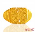 22 Karat Gold Mens Ring - Click here to buy online - 610 only..