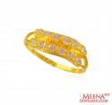 22kt Gold Signity Ring for ladies - Click here to buy online - 274 only..