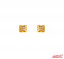 22 Kt Gold CZ Earrings - Click here to buy online - 171 only..