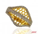22k Gold CZ Ring - Click here to buy online - 550 only..
