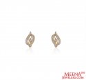 22K Gold CZ Earrings - Click here to buy online - 494 only..