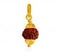 22k Gold Rudraksha Pendant - Click here to buy online - 468 only..