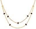 Delicate 22K Gold Emerald Chain - Click here to buy online - 806 only..