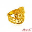 22kt Gold  Ring for Ladies - Click here to buy online - 453 only..