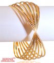 Click here to View - 22K Gold Fancy Two Tone Bangle 