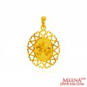 22 Karat Gold OM Pendant - Click here to buy online - 264 only..