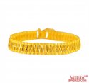 22KT Gold Mens Bracelet - Click here to buy online - 2,558 only..