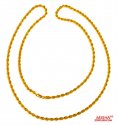 22 Kt Gold Fancy Chain (24 Inch) - Click here to buy online - 714 only..