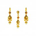 Click here to View - 22 Kt Gold Meenakari Pendent Set 