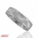 18 Kt White Gold Band - Click here to buy online - 925 only..