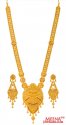 22kt Gold Long Necklace Earring Set - Click here to buy online - 6,893 only..