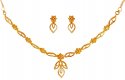 22kt Gold Light Necklace Set - Click here to buy online - 1,823 only..
