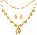 Click here to View - 22 Karat Gold Necklace Set 