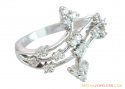 18K White Gold Fancy Ladies ring - Click here to buy online - 475 only..