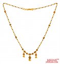22KT Gold Traditional Mangalsutra - Click here to buy online - 1,190 only..