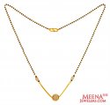 22k Gold Designer Mangalsutra - Click here to buy online - 793 only..