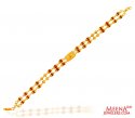 22k Gold Rudraksh Bracelet  - Click here to buy online - 1,075 only..