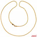 22k Gold Chain in 24 inches  - Click here to buy online - 917 only..