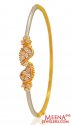 22k Signity Stones Bangle - Click here to buy online - 1,355 only..