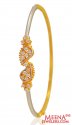 22k Signity Stones Bangle - Click here to buy online - 1,180 only..