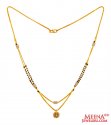 22kt Gold Fancy  Thali Mangalsutra - Click here to buy online - 1,073 only..