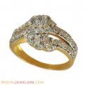 18K Gold Diamond Ring - Click here to buy online - 2,084 only..