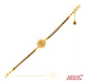 22Kt Gold Fancy BlkBeads Bracelet - Click here to buy online - 738 only..