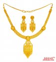 22KT Yellow Gold Set - Click here to buy online - 3,538 only..