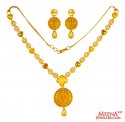 Click here to View - 22 Karat Yellow Gold Necklace Set 