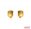 22Kt Gold Clip On Earrings - Click here to buy online - 473 only..