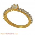 22K Gold Solitaire Ring - Click here to buy online - 482 only..